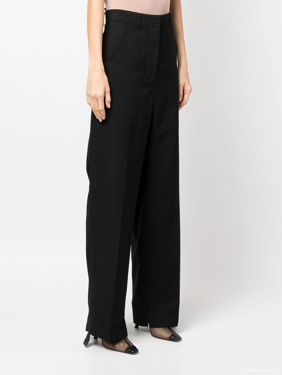 Affordable Women cargo-pocket McCartney straight-leg Stella trousers 0728